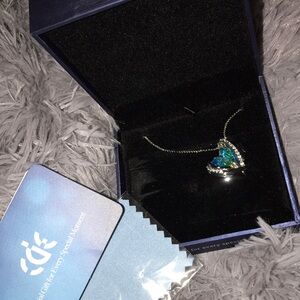 Elegant Silver Heart Necklace